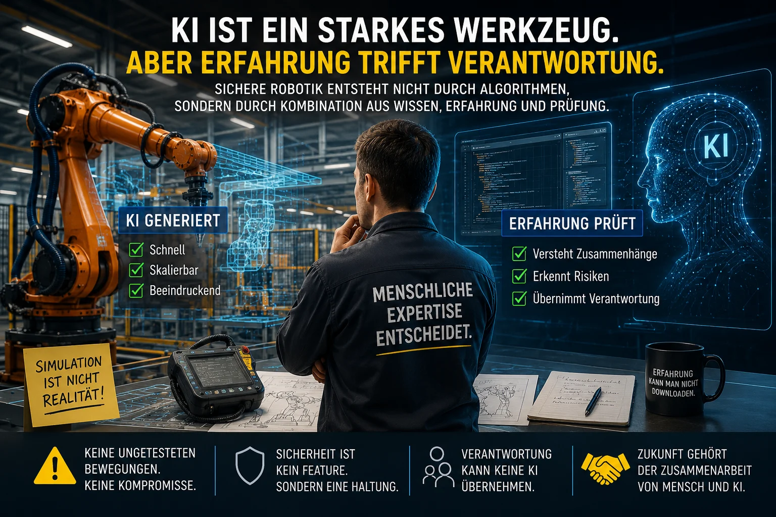 Es gibt keine fehlerfreie KI – warum Erfahrung in der Robotik wichtiger wird als je zuvor